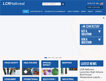 Tablet Screenshot of lcrhallcrest.com